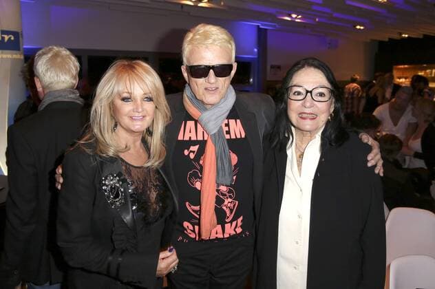 Bonnie Tyler, Heino und Nana Mouskouri bei der Aftershow-Party der TV Show Das Sommerfest am See in der Messe Erfurt. Erfurt, 31.05.2014