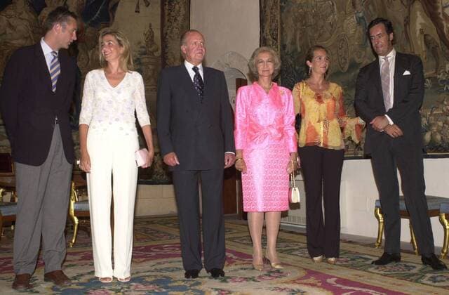 King Juan Carlos of Spain, Queen Sofia, Princess Elena, Cristina in Madrid CATIxCLADERA 