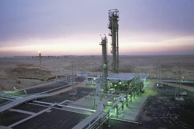 IMAGO Nature: Unsere Erde, Energiequellen, Erdgas Gas refinery in the Western desert of Egypt. Gas refinery in the Western desert of Egypt.  ZB5395_241366_0012