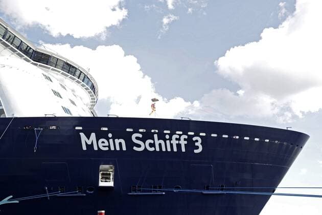 Taufe des Kreuzfahrtschiffs Mein Schiff 3 im Hamburg Cruise Center HafenCity. Hamburg, 12.06.2014