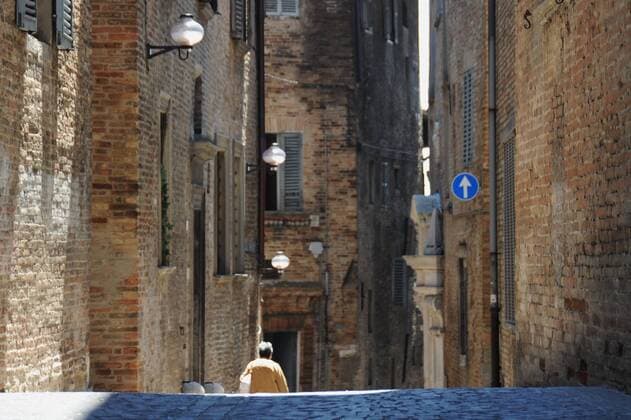 Die Universität in Urbino, Marken, Italien