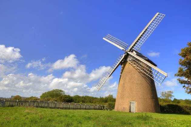 Bembridge Windmill, Isle of Wight, England, Grossbritannien
