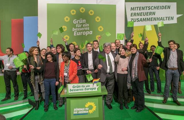 Die Kandidaten der Grünen für die Europawahl 2014 DEU Sachsen Dresden Â Die Kandidaten der Grünen für die Europawahl 2014: Bei der Bundesdelegiertenkonferenz 2014 der Gruenen in Dresden standen das Thema Europa und Europawahl im Mittelpunkt. (