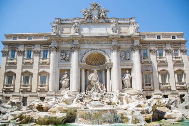 Trevi-Brunnen, Fontana di Trevi, Frontalansicht, Rom, Latium, Italien, Europa ibxmra03926190.jpg