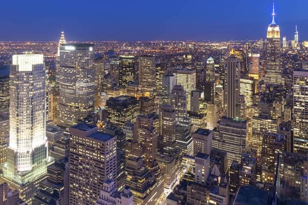 New York zur blauen Stunde mit Empire State Building, New York City, New York, USA, Nordamerika ibltlf03930175.jpg