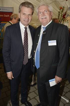 Günther Oettinger Eu Kommissar Martin Zeil - München 09.07.14 SommerempfangJHandwerkskammer München Oberbayern