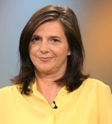 Katrin Göring-Eckardt (Fraktionsvorsitzende im Deutschen Bundestag, BÜNDNIS 90 DIE GRÜNEN) in der ARD-Talkshow ANNE WILL am 16.07.2014 in Berlin Thema der Sendung: Vertrauen ist gut, Spionieren ist besser - Geht so deutsch-amerikanische Freundschaft?