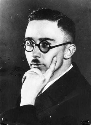 April 4, 1929 - Munich, Germany - HEINRICH HIMMLER (October 7, 1900-May 23, 1945) was a military commander and leader of the Nazi Party, as well as Reichsfuhrer of the SS. Munich Germany  - ZUMAk09