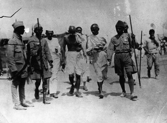 IMAGO ICONS: Mahatma Gandhi Aug. 6, 1933 - Delhi, India - Religious leader MAHATMA GANDHI after his release from Yeraida Gaol. Delhi India  - ZUMAk09
