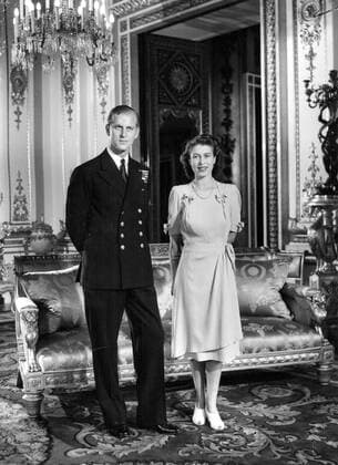 Oct. 15, 1947 - London, England, U.K. - The elder daughter of King George VI and Queen Elizabeth, ELIZABETH WINDSOR (named Elizabeth II) became Queen at the age of 25, and has reigned through more than five decades of enormous social change and development. PICTURED: Portrait of QUEEN ELIZABETH II and PRINCE PHILIP after their engagement. London United Kingdom  - ZUMAk09