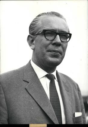 Sep. 24, 1963 - Defense Secretary Kai Uwe von Hassel.  - ZUMAk09