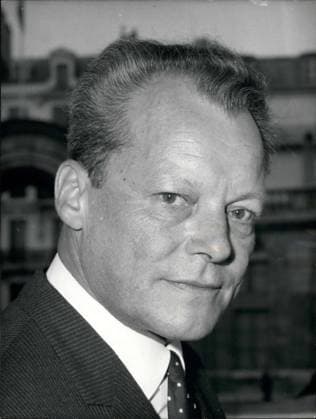 Dec. 01, 1966 - Willy Brandt (pictured) has been elected the first socialist Minister of Foreign Affairs since 1920 when Herman Muller was elected to the position.  - ZUMAk09