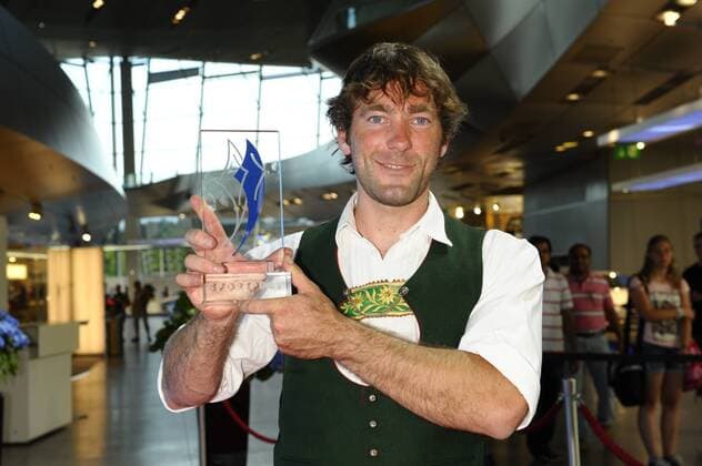Stephan Bauhofer Bayerische Sportpreis 2014 Ehrung, Auszeichnung. Preis BMW-Welt München 19. Juli 2014