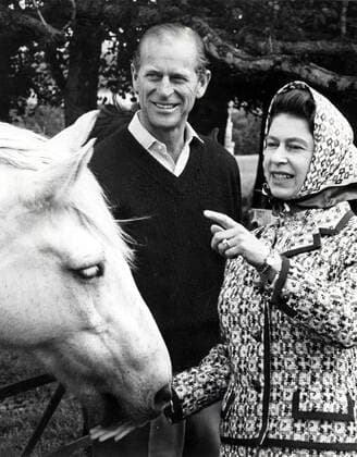 Oct. 1, 1972 - Balmoral, England, U.K. - The elder daughter of King George VI and Queen Elizabeth, ELIZABETH WINDSOR (named Elizabeth II) became Queen at the age of 25, and has reigned through more than five decades of enormous social change and development. PICTURED: QUEEN ELIZABETH II and PRINCE PHILIP pictured at Balmoral Castle. Balmoral UK  - ZUMAk09