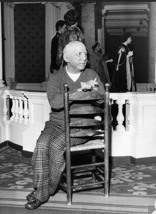 Dec. 6, 1972 - Mougins, France - The wax figure of the famous painter PABLO PICASSO featured in Madame Tussaud s created by sculpter Jean Fraser. Mougins France  - ZUMAk09