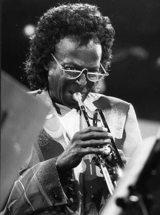 Jul 09, 1991; Montreux, Switzerland; Famous Jazz trumpeter, composer, and bandleader MILES DAVIS playing at the Jazz-festival in Switzerland with Quincy Jones.. Montreux Switzerland  - ZUMAk09