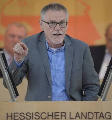 17.07.2014, xfux, Politik, Plenarsitzung im hessischen Landtag, v.l. Gerhard Merz (SPD Abgeordneter im Hessischen Landtag) Foto: Huebner Ulrich Politik, Plenarsitzung im hessischen Landtag