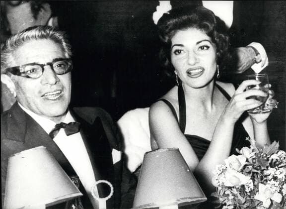 Sep. 16, 1977 - September 16th 1977 Maria Callas is dead Ã¢â‚¬âÄœ Maria Callas, the famous Italian Opera singer, died of a heart attack in the American Hospital in Paris, she was 53. She was married to Italian Industrialist Giovanni Meneghini. They have been separated for the last 18 years. Her most famous boyfriend was Aristotle Onassis, the Greek shipping tycoon. Photo Shows: Maria Callas seen with her longtime friend Aristotle Onassis, picture taken in 1961.  - ZUMAk09
