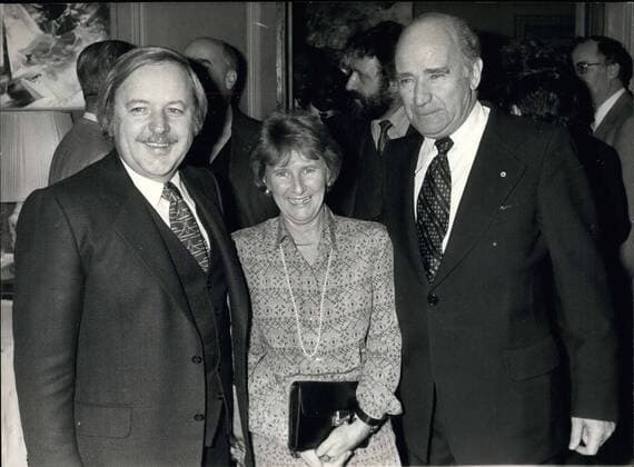 Nov. 22, 1979 - Author Antonine Maillet Pelletier and Yves Michaud  - ZUMAk09