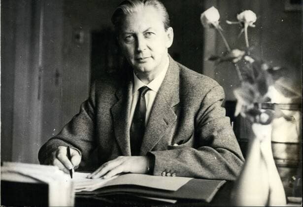 Dec. 12, 1958 - Kurt Georg Kiesinger for prime minister of Baden-Wuerttember? After prime minister Gebhard Mueller took up a role on the federal supreme court, Kurt Georg Kiesinger seems like the most obvious contender for the position of Prime Minister of Baden-Wuerttem  - ZUMAk09