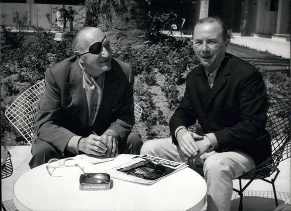 May 02, 1964 - German Director Fritz Lang, President of Cannes Judging Panel  - ZUMAk09