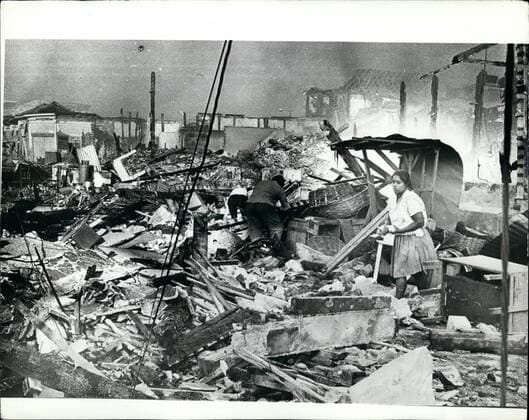 Jan. 01, 1973 - Earthquake in Nicaragua. photo shows the scene of devastation following last month s disastrous earthquake in Managua , the capital city of Nicaragua.  - ZUMAk09