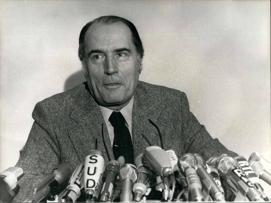 Feb. 13, 1975 - Francois Mitterrand at a Press Conference  - ZUMAk09
