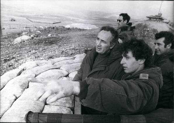 Jan. 01, 1976 - Shimon Peres, Lebanon border  - ZUMAk09