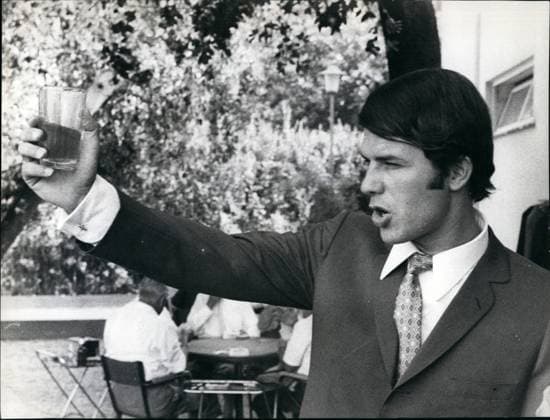 Mar. 22, 2012 - Italian Belgian singer Salvatore Adamo, now in Rome in tournee, held a press conference, in which, he deniee all voices regarding his confidentials with Princess Paola a Belgium. Photo shows remembering that his parents are Siclians , Salvatore Adamo sings the ~~~~~~ well known air Viva il vino by the Mascagni s Opera Cavalle ria Rusticana  - ZUMAk09