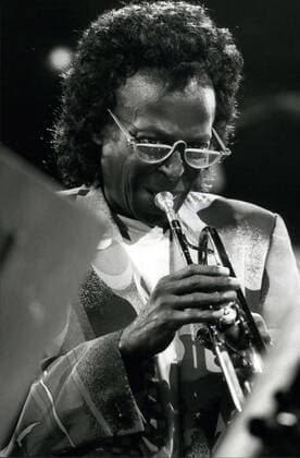 Mar. 31, 2012 - Miles Davis and Quincy Jones at the Montreux Jazz-Festival.: Miles Davis is seen during a concert he gave together with Quincy Jones at the Jazz-Festival in Montreux Switzerland 8th July. They performed together with the George Gruntz Concert Jazz band and the Gil Evans Orchestra in a big-and of about 50 musicians.  - ZUMAk09