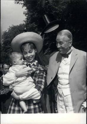 Apr. 12, 2012 - Actress Leslie Caron & Maurice Chavalier in Gigi  - ZUMAk09