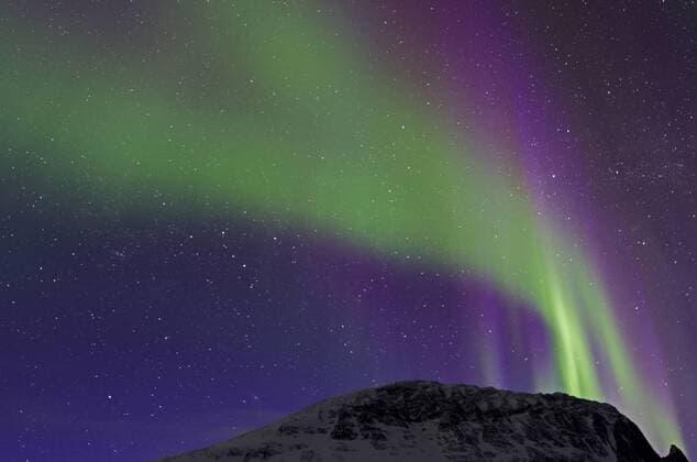 Nordlicht (Aurora borealis) ueber Kebnekaise Fjell, Schweden, Lappland, Stuor Reaiddavaggi, Norrbotten northern lights, Aurora Borealis, over Kebnekaise Fell, Sweden, Lapland, Stuor Reaiddavaggi, Norrbotten BLWS286596