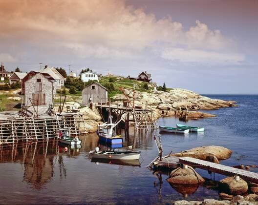 Portugese Cove; fishing village;Canada;East Coat;Nova Scotia;Maritimes;  acp70280