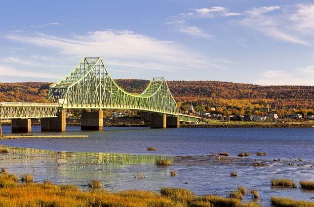 J. C Van Horne Bridge, Campbellton, New Bunswick, Canada  acp24198 AllxCanadaxPhotos