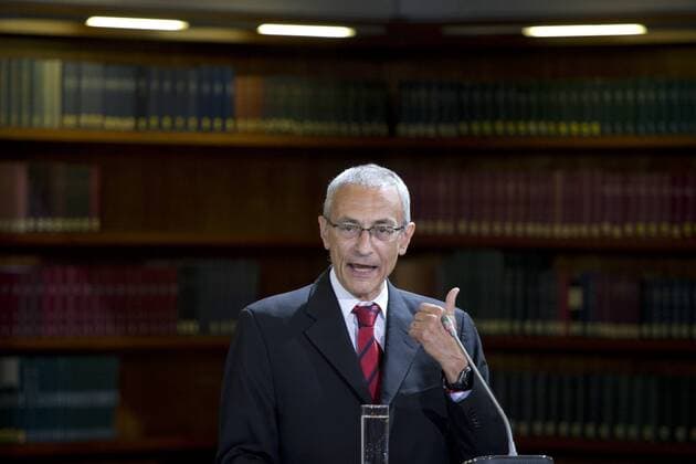 John Podesta, Sonderberater von Barack Obama spricht am Freitag (27.06.14) in Berlin in der Bibliothek des Auswärtigen Amtes beim Transatlantic Cyber Dialogue.
