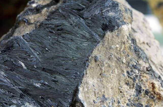 IMAGO Nature: Unsere Erde, Ressourcen, Erze Pyrolusit, Deutschland, Thueringen Pyrolusite, Germany, Thueringen BLW053857