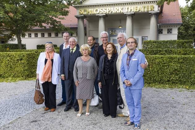Berlin,GER,Deutschland,25.08.2014,Jahrespressekonferenz im Schlosspark Theater.Im Bild zu sehen:u.a. Dieter Hallervorden,Achim Wolff,Wigald Boning,Brigitte Grothum,Dagmar Biener,Thomas Schendel,Folke Braband,Franzsika Troegner,Philip Tiedermann.