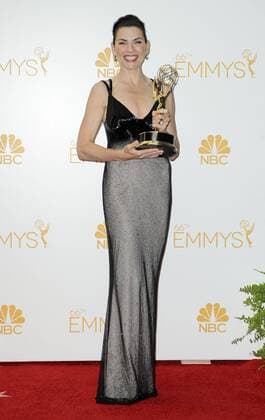 Julianna Margulies 66TH ANNUAL PRIMETIME EMMY AWARDS: PRESSROOM Los Angeles  Patrick Rideaux PicturePerfect