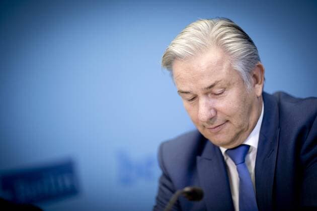 Klaus Wowereit, Regierender Bürgermeister von Berlin kündigt am Dienstag (04.06.14) in Berlin seinen Rücktritt vom Amt des Bürgermeisters an.