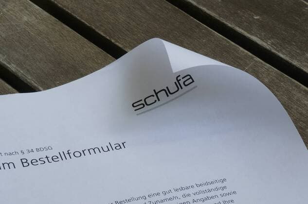02.08.2014, Formular der Schufa, Schufa, Formular, Bestellung, Bestellformular, Auskunft