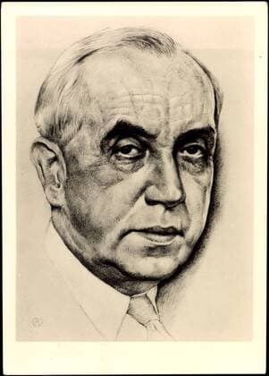 Politiker Ernst Reuter, Bürgermeister West Berlin !AUFNAHMEDATUM GESCHÄTZT!