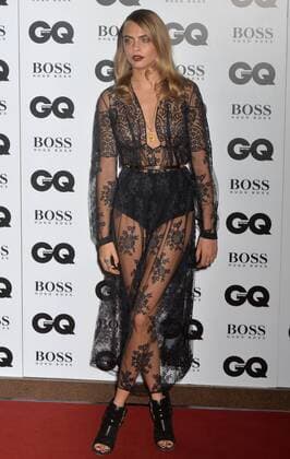 . 02 09 2014. London, United Kingdom. Cara Delevingne arrives at the GQ Men of the Year Awards at the Royal Opera House, London, UK. xBenxStevensx xi-Imagesx IIM-2899-0010