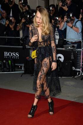 . 02 09 2014. London, United Kingdom. Cara Delevingne attends the GQ Men Of The Year Awards. Royal Opera House. xChrisxJosephx xi-Imagesx IIM-2897-0053