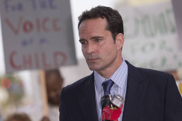 Jason Patric, Actor, Activist and Founder of Stand Up for Gus - Protest in support of Patrics fight to be recognized as the father of a four-year-old boy, Gus - Los Angeles - 02 09 2014 ChrisElise PanoramicUSA 
