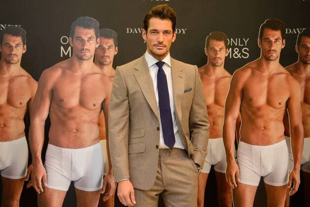 . 18 09 2014. London, United Kingdom. David Gandy for Autograph Photocall. Oxford Street,.  xChrisxJosephx xi-Imagesx IIM-2998-0004