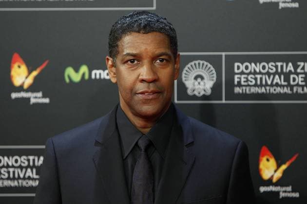 US actor Denzel Washington posses in the photocall before the opening ceremony of the 62st San Sebastian Film Festival in San Sebastian, Spain. September 19, 2014.  (201409191142)
