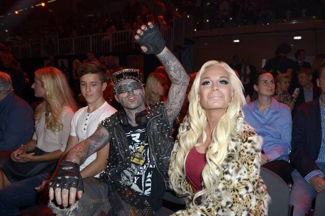 Gina-Lisa Lohfink beim ProSieben Promiboxen im Castello. Düsseldorf, 27.09.2014 xP.xMertensx xFuturexImage