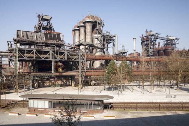 Germany, Duisburg, Landschaftspark Duisburg-Nord, Closed smeltery  WI000556