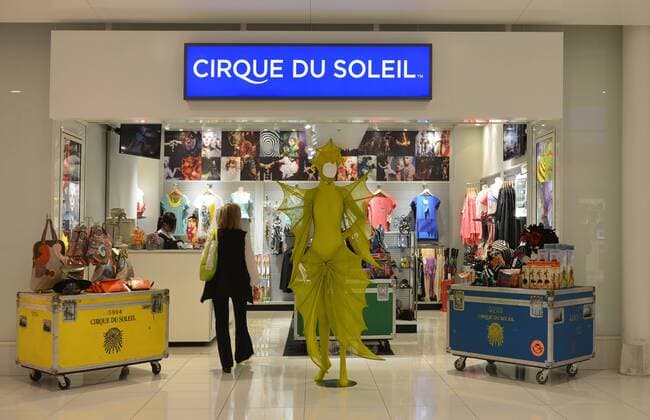 Shop, Cirque du Soleil, Flughafen, Montreal, Quebec, Kanada Shop Cirque du Soleil Flughafen Montreal Quebec Kanada