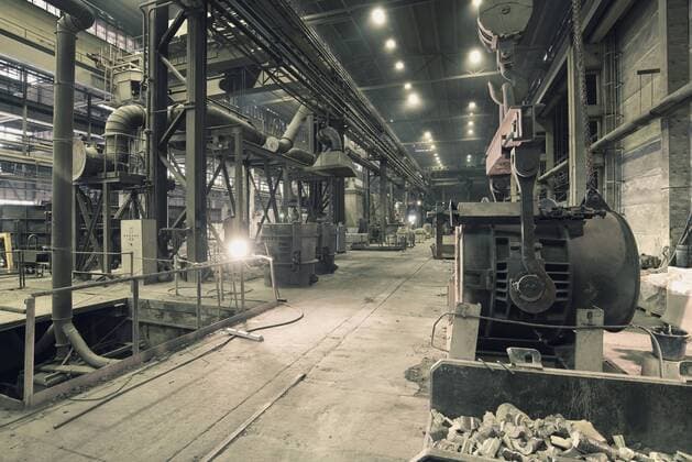 Interior of a foundry property released  LYF000134